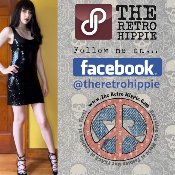 Black Sequin Dress - Picture 5 of 16